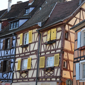 Maisons à colombages typique du vieux Colmar