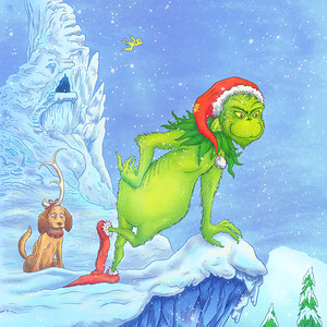 "Grinch Mountain." Personal fan art piece. Digital paint.