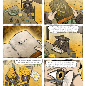 The Tales of Reverie Graphic Novel Sample Page