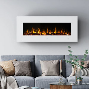 Elektrokamin Evoke 1220 weiß mit Dekoholz