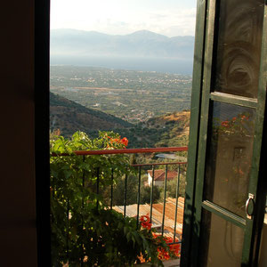 Blick vom kleinen  Balkon 