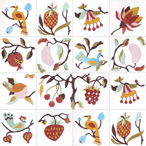 SOUTHERN TILES_CAROCIM, Zementfliesen_Tree of Life_Format: 20x20 cm