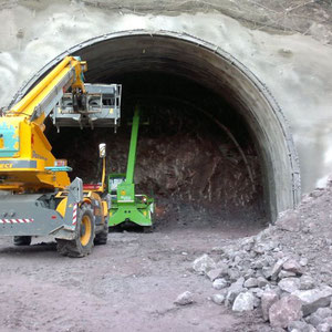 Geologische Assistenz Tunnelbau, u.a. Ortsbrustaufnahmen