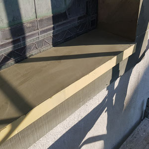 Kirche Rüderswil, Fensterbänke, Sandsteinrenovation, André Iseli Steinmetz