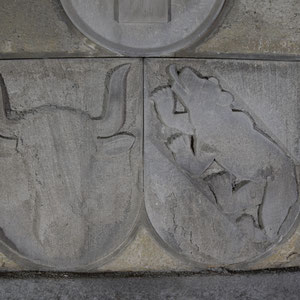 Sustenpass, Restaurierung der Wappen im Scheiteltunnel, André Iseli Steinmetz