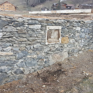 Bruchsteinmauer, Blankenburg, André Iseli Steinmetz