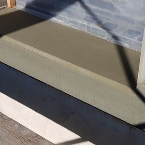 Kirche Rüderswil, Fensterbänke, Sandsteinrenovation, André Iseli Steinmetz