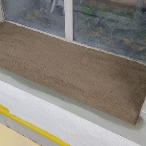 Kirche Rüderswil, Fensterbänke, Sandsteinrenovation, André Iseli Steinmetz