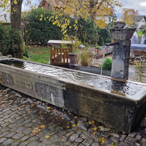 Restaurierung Brunnentorg in Kunststein