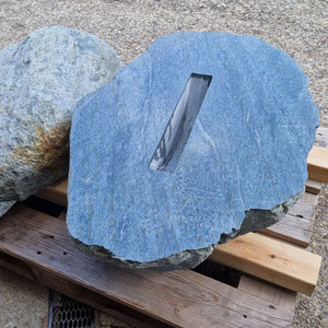 Lavabo aus Allalin Gabbro