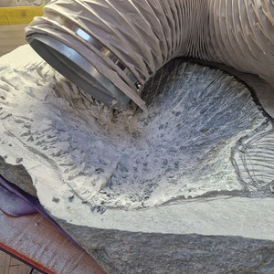 Lavabo aus Allalin Gabbro