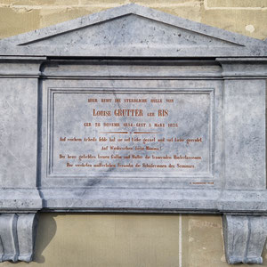 Kirche Hindelbank, Restaurierung Schriftplatten