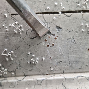 Kirche Hindelbank, Restaurierung Schriftplatten