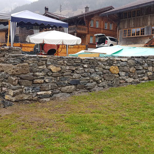 Bruchsteinmauer, Blankenburg, André Iseli Steinmetz