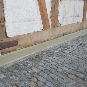 Sockel in Sandstein, André Iseli Steinmetz, Restaurierung Sandstein, 