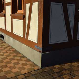 Stöckli, Umbau Stöckli, Sockel, Sockelsanierung, Sockel in Berner Sandstein, André Iseli Steinmetz Wimmis