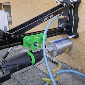 Kernbohrung für Wärmepumpe