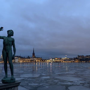 Stockholm im Winter.