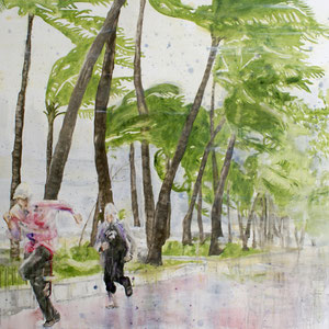 Storm 150x150 cm Oil/Canvas 2008