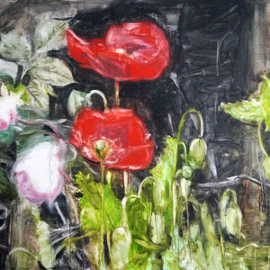 Poppies 160x190 cm Oil/Canvas 2014