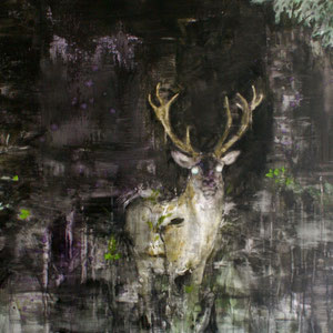 Nightdeer 6 105x140 cm Oil/Canvas 2011