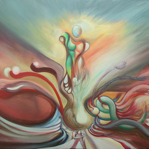 "Auferstehung", 60 x 80 cm, Acryl auf Leinwand