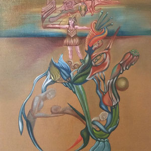 "Âventiure", 40x30cm, Acryl, 2016 
