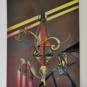 Nautilus, 80x60, Acryl auf Lwd., 2025