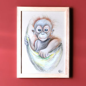 "Äffchen", A4, 2021