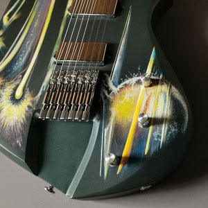 HEART "Planet", Gemeinschaftsarbeit mit Florian Hellweg, HEART guitars & more, 2023