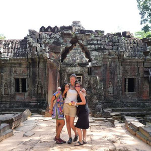 Meine Angkor Reisegruppe - Jeannie & Shea