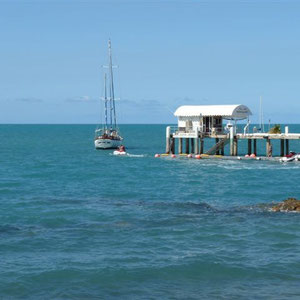 Weg zum Hafen