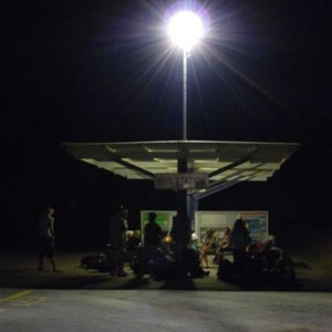 Auf Wiedersehen ... Greyhound Busstop