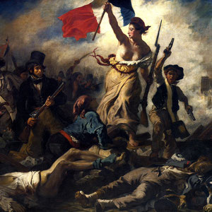 La liberté guidant le peuple/ Eugène Delacroix/ 1830/ Musée du Louvre-Lens