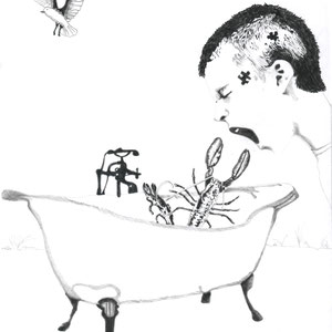  „Badewanne“, Bleistift auf Cansons Papier 180 gr./ 19 x 23 cm. 
