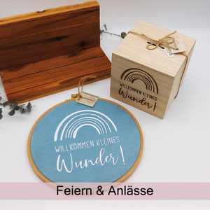 einzigartige und personalisierte Geschenke für besondere Anlässe, wie Geburt, Taufe, Erstkommunion, Hochzeit, Ostern, Einschulung zauberhaft Holz.Perle.Kind.