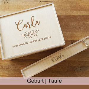 einzigartige personalisierte Babygeschenke zur Geburt und Taufe zauberhaft Holz.Perle.Kind.