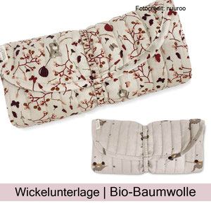 Wickelunterlage aus Bio-Baumwolle von nurro