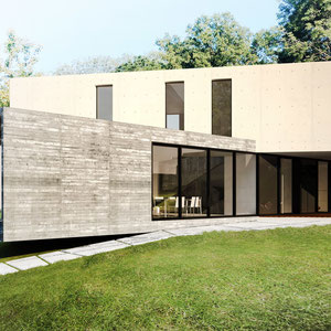 PAVILLON EN BETON A CHESSY