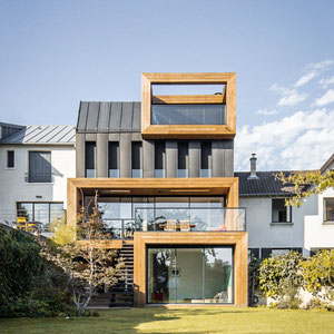 MAISON CONTEMPORAINE EN STRUCTURE MIXTE ILE DE FRANCE HAUT DE SEINE