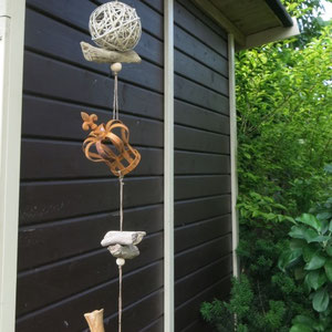 Deko Kette als Gartenhaus Dekoration.