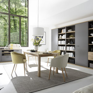 Wehrsdorfer moderne Esszimmer-Einrichtung für Möbelhandel, Möbelhersteller und Möbelhäuser – präsentiert durch die Vertriebsvertretung Marco Krüll.