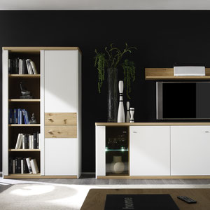 Wehrsdorfer helle Wohnzimmer-Einrichtung für Möbelhandel, Möbelhersteller und Möbelhäuser – präsentiert durch die Vertriebsvertretung Marco Krüll.