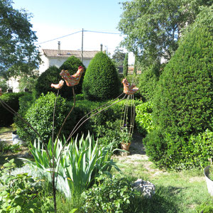 vue du jardin en sec