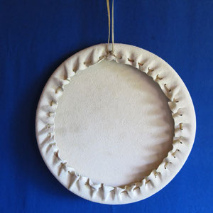 7. Gleichmässig spannen und gut trocknen lassen