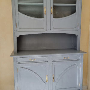 Relooking vaisselier en bois Annemasse