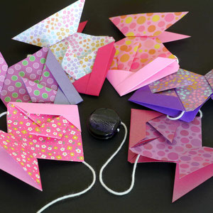 1. Mobile origami girly