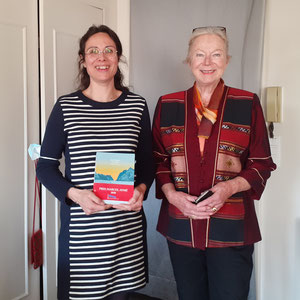 Bérengère Cournut, lauréate du prix Marcel-Aymé ; Martine Coutier, présidente de l'ALAC.
