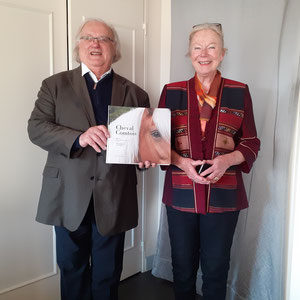 Jean-Claude Barbeaux, lauréat du prix Lucien-Febvre ; Martine Coutier, présidente de l'ALAC.
