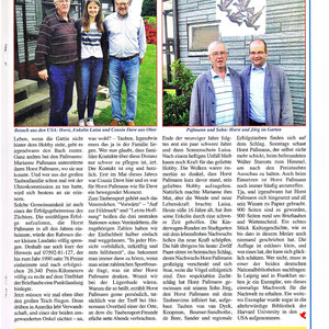 Bericht aus dem Taubenmarkt Nr. 11`2016 Horst Passmann 80 Jahre 